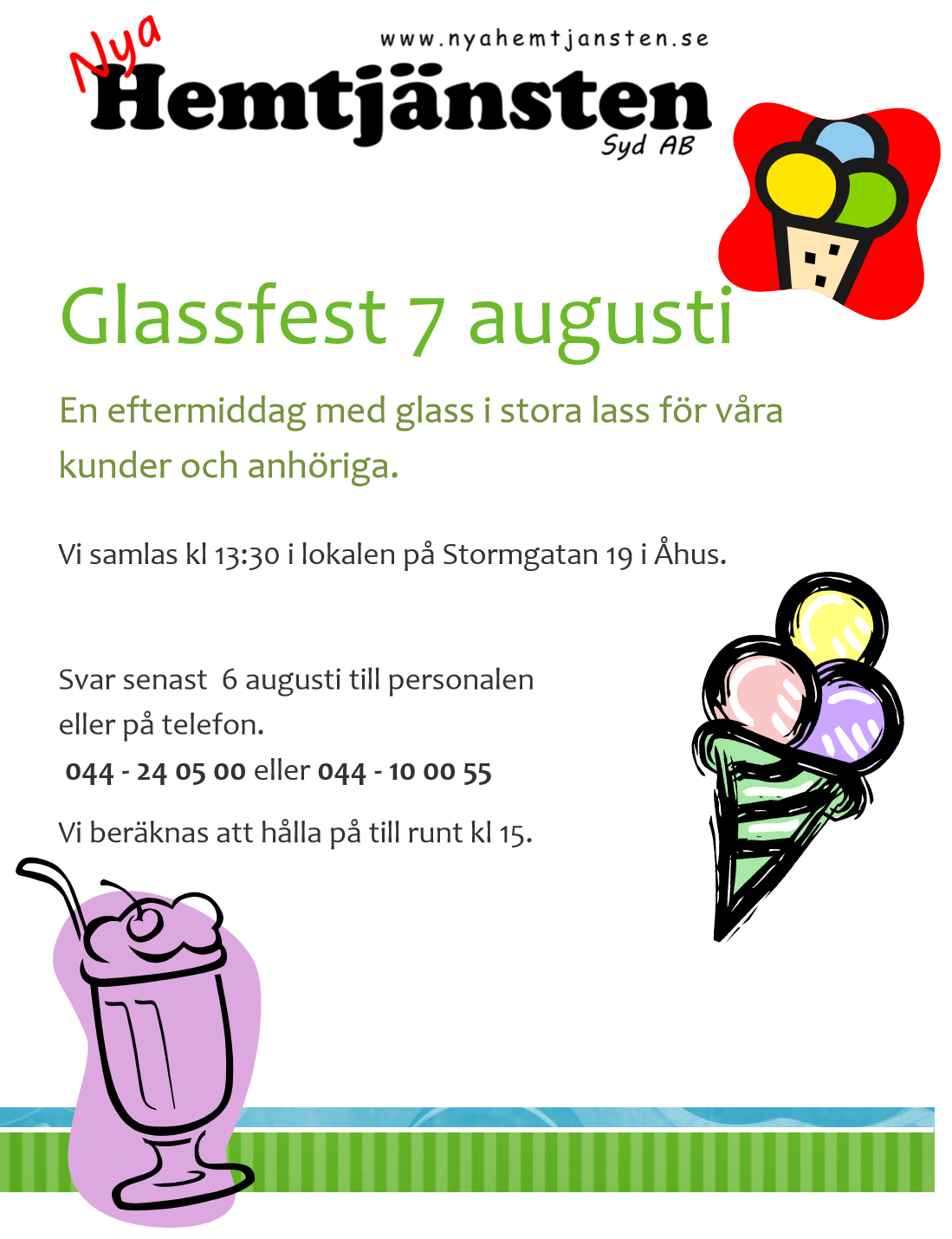 Favorit i repris! Välkomna att käka glass i stora lass. Glassen kommer från Yngsjö. 